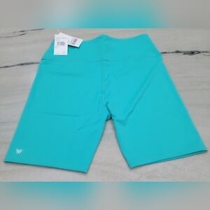 IVL Collective Hydrasculpt Bike Shorts Teal Blue Size 12